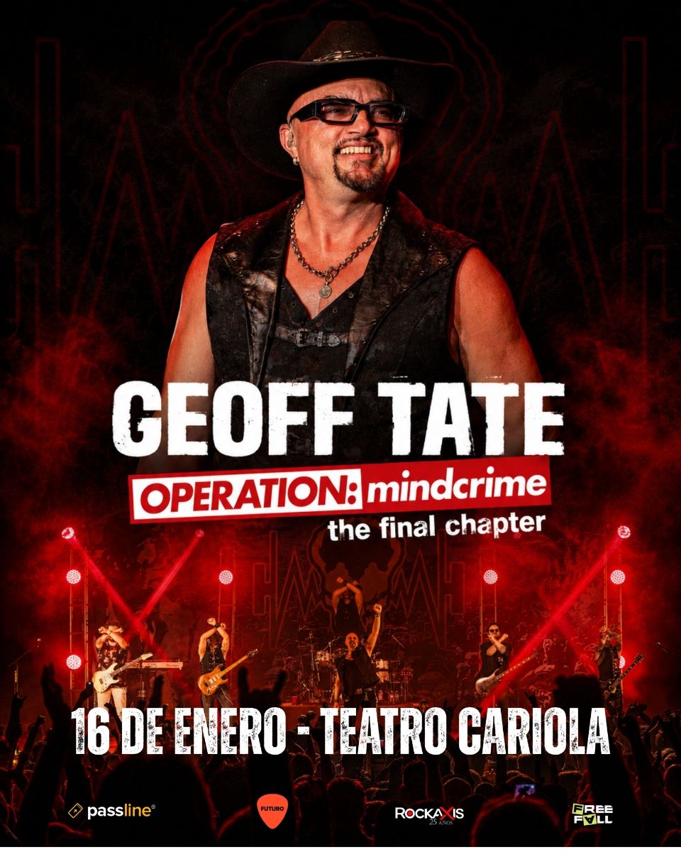 Geoff Tate programa su regreso a Chile